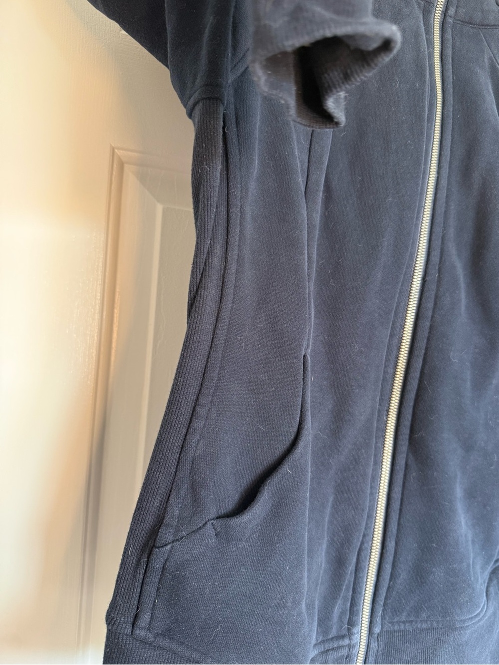 Lululemon Scuba Hoodie *Light Cotton Fleece - True Navy - Size 10 - Picture 9 of 13